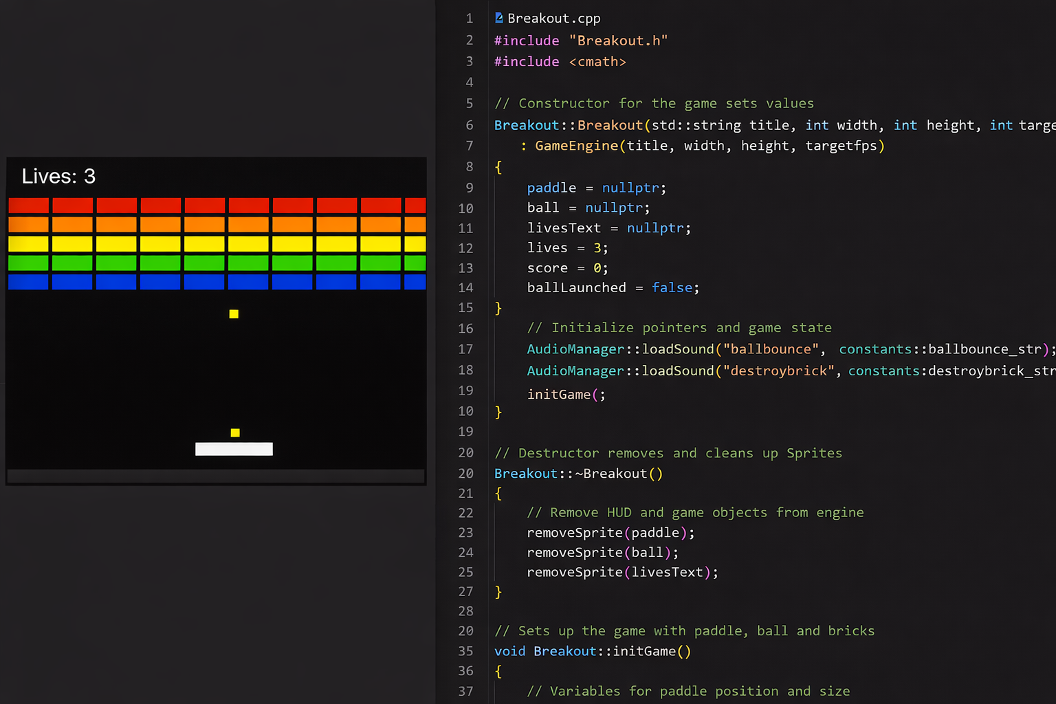 CPlusEngine running a 2D SDL game