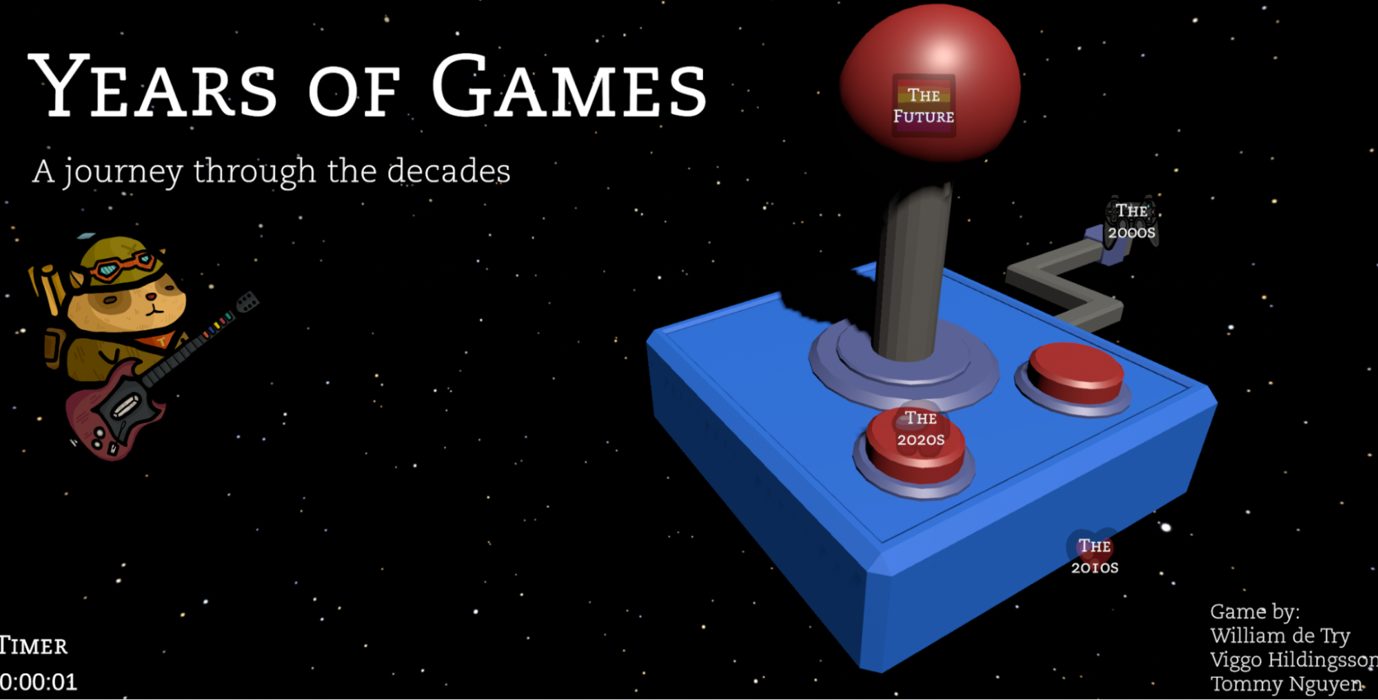 Collage of mini-games from Years of Games